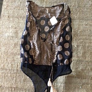 NEW! Free People sol of the sun bodysuit